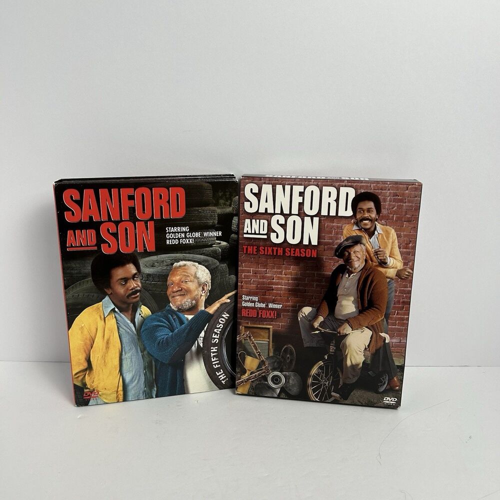 Sanford And Son - Seasons 5 & 6 (2 DVD Set Lot / 6 DVDs)  VG+ 2004 Redd Foxx